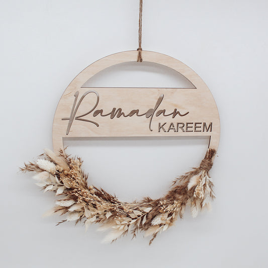 Holzschild - Ramadan Kareem