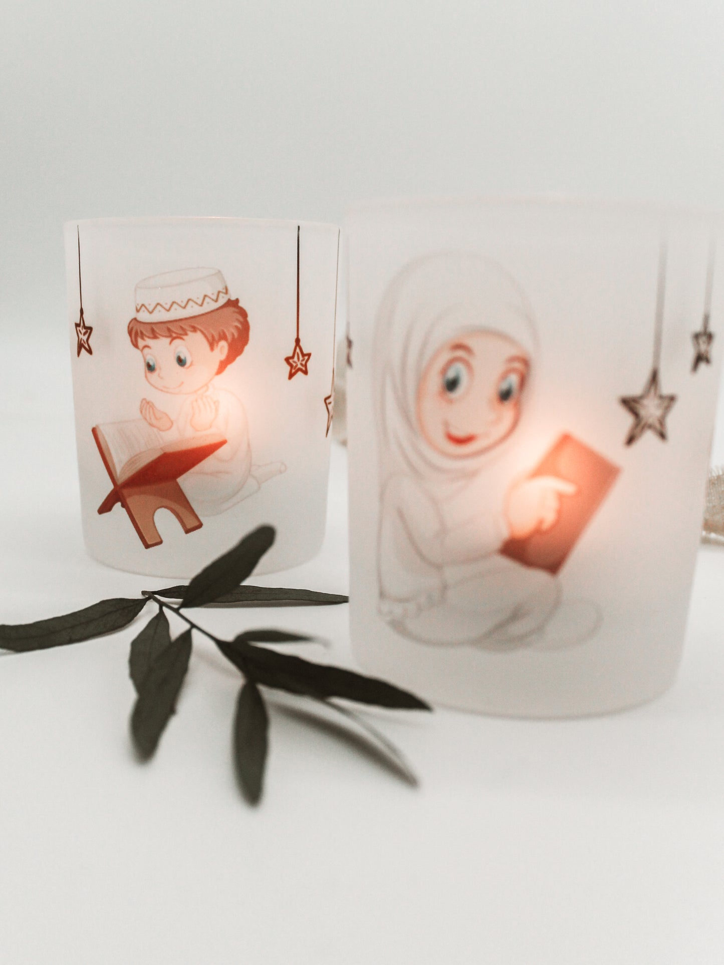 Teelichthalter - Ramadan Kinder