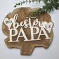 Holzschild - Bester Papa / Bester Opa